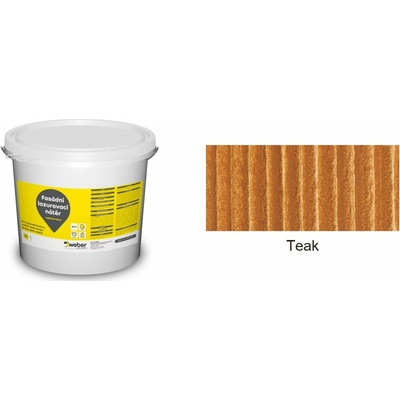 Weber weberton lazur dekoratívny lazúrovací náter pre imitáciu dreva Teak 20 kg