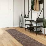 vidaXL Каса за килим MARSA Сиво 50 x 350 см Полиестер и PVC (42023187)