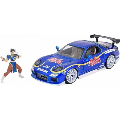 Jada Mazda RX-7 1993 s figurkou Chun-Li Toys 1:24