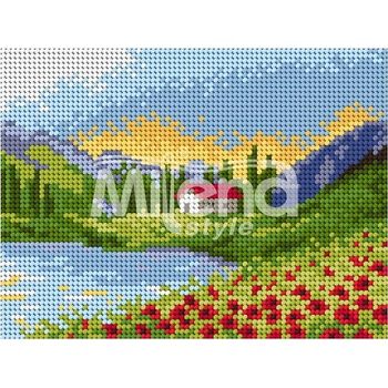 Milena Style Макова поляна - гоблен със схема