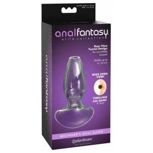 Boss of Toys AFE Glass Tunnel Plug Beginner 9.6 cm Transparent Borosilicate