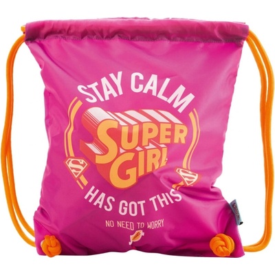 Baagl Supergirl Stay calm A-4451 růžová
