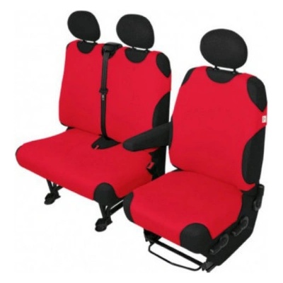 Autopoťah Kegel Bavlnené autotričko pre dodávky 1+2 červené