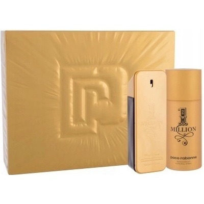 Paco Rabanne 1 Million sada toaletní voda 100 ml EDT + deodorant 150 Ml DEO