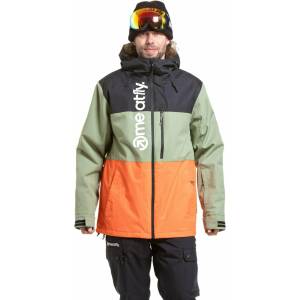 Meatfly Мeatfly мъжко ски и сноуборд яке Manifold Black / Orange Meatfly | Cheren | МЪЖЕ | XL