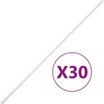 vidaXL Кабелен канал 20x10 мм 30 м PVC (155927)