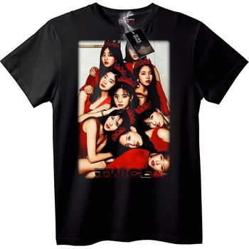 NOONEBRAND Тениска TWICE банда - XS, Black
