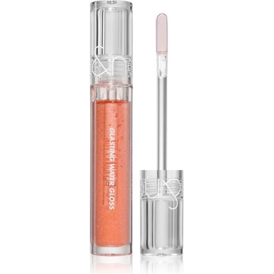 rom&nd Glasting Water žiarivý lesk na pery s trblietkami 01 Sanho Crush 4,3 g