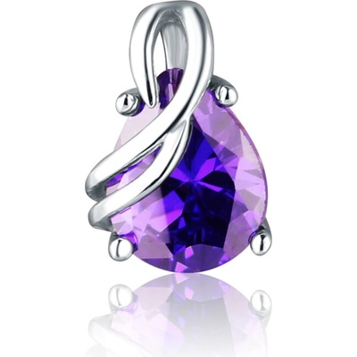 JVD Strieborný prívesok so zirkónmi SVLP0855SH2F100