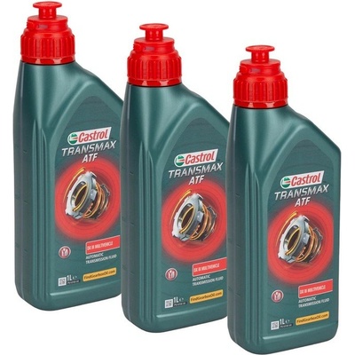 Castrol 3бр x 1л Масло за автоматична скоростна кутия castrol transmax dex iii multivehicle (15f176 - 3l)