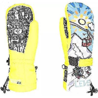 rukavice Level Junior Mitt - Yellow 5-6 Years