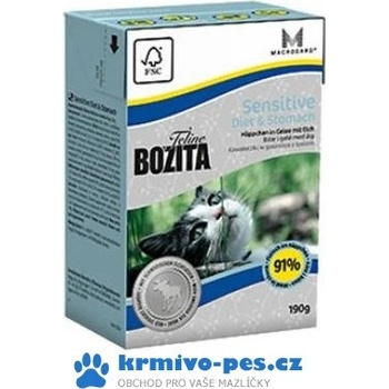 Bozita Feline Diet & Stomach Sensitive 190 g