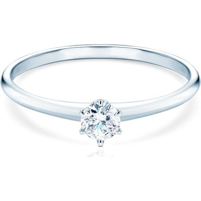 Savicki Zásnubní prsten The Journey bílé zlato laboratorní diamant TJ R7 LAB B