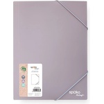 Spoko Гумена папка SPOKO ReLeaf PP A/4 SoftTouch лилава S111041312 (S111041312)