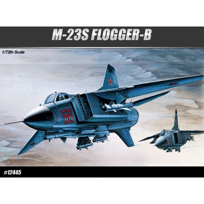 Academy Model Kit Mikojan Gurjevič MiG 23S Flogger B 12445 1:72