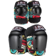 187 Killer Pads Combo Pack Knee & Elbow Comic Multi