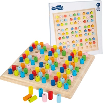 Small foot Small Foot Dřevěné sudoku barevné kostičky – Zboží Dáma