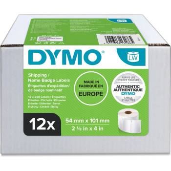 DYMO Лента за етикетни принтери Dymo Label L13186 / S0722420 - White - 12-Pack - PN S0722420 (S0722420)