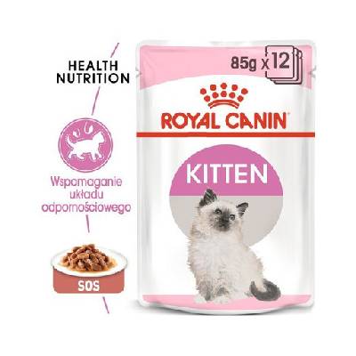 Royal Canin Kitten Instinctive 12 x 85 g - mokré krmivo pre mačiatka, v omáčke 12 x 85 g