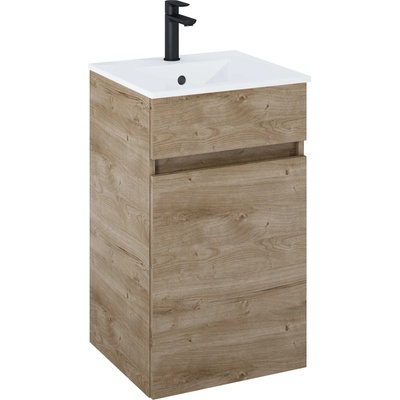 Roca МЕБЕЛ ЗА БАНЯ С УМИВАЛНИК n-cube unik a852501808 45см МДФ ДЪБ (a852501808)