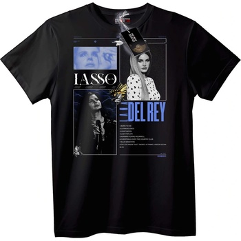NOONEBRAND Тениска Lana Del Rey Lasso - 2XL, Black