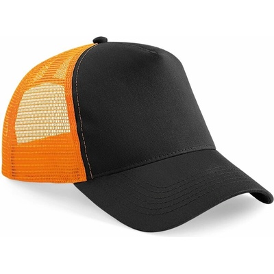 Beechfield B640 5 panelová Trucker 53.064 black/orange