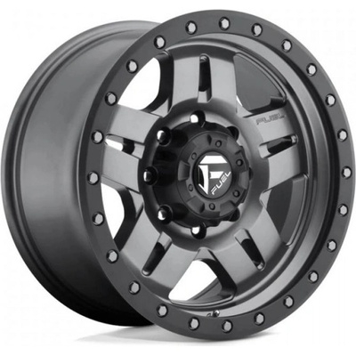 Fuel D558 ANZA 8,5x17 6x139,7 ET6 matt gunmetal black bead ring