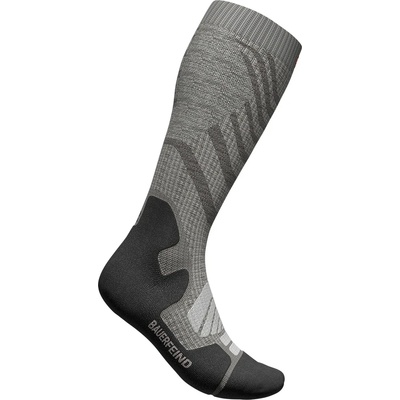 Bauerfeind Sports Дамски туристически чорапи Bauerfeind Sports Women's Outdoor Merino Compression Socks Compression socks - Stone Grey - размер 35-38 (201-7780-0213)
