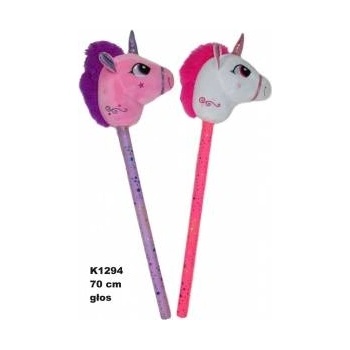 SUN-DAY MASCOT - 1294 - UNICORN with SOUND on STICK - 70 cm