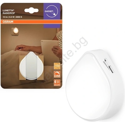 OSRAM - LED димируема нощна лампа за контакт LUNETTA LED/0, 5W/230V (P225931)