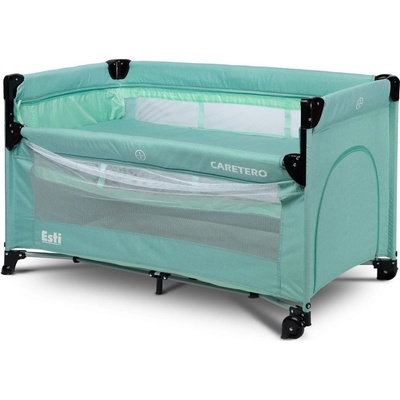 Caretero Cestovní postýlka Esti Mint – Zboží Dáma