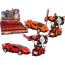 Lean Toys Súprava 2v1 Transformer – červený, oranžový