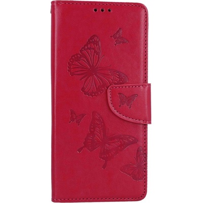 TopQ Xiaomi Redmi 12C knížkové Butterfly růžové