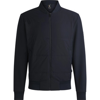 HUGO BOSS Блуза Boss Men's HBB Skiles100 Full Zipped Sweatshirt Padded Front Pockets - Dark Blue 404