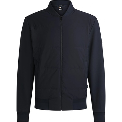 HUGO BOSS Блуза Boss Men's HBB Skiles100 Full Zipped Sweatshirt Padded Front Pockets - Dark Blue 404