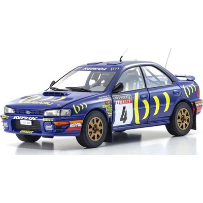 Kyosho Subaru Impreza Colin McRae No.4 Winner RAC 1994 1:18