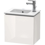 Duravit L-Cube - Шкафче за умивалник 40x42x29 см, ляво, с 1 врата, лъскаво бяло LC6272L2222 (LC6272L2222)
