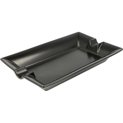 VPKCZ Doutníkový popelník 2D keramický černý matný