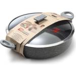Accademia Mugnano Am ТИГАН С ДВЕ ДРЪЖКИ+КАПАК regina di pietra 32cm (rptgmcv232i)