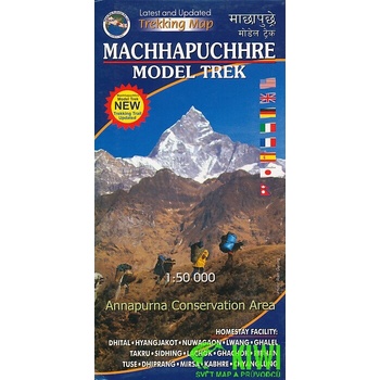 mapa Machhapuchhre model trek