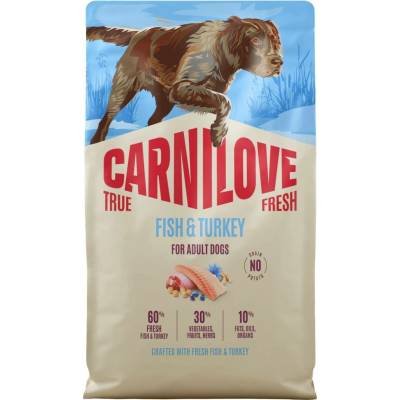 Carnilove True Fresh pro dospělé psy ryba a krůta 4 kg