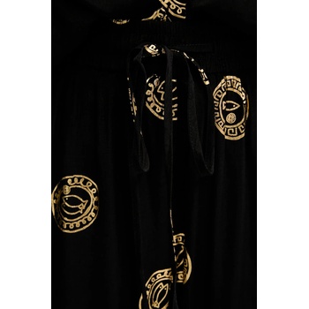 Never Fully Dressed Панталон Never Fully Dressed в черно с широка каройка, с висока талия NFDTR490 (NFDTR490)