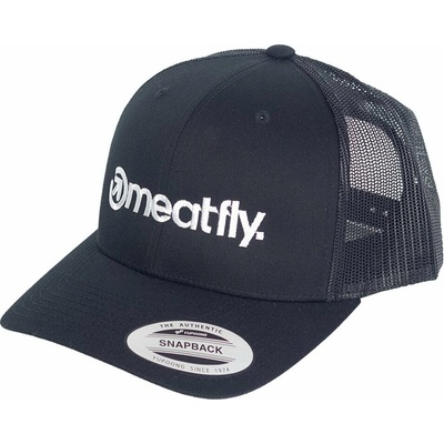 Meatfly Logo Trucker Yupoong 20/21 Black