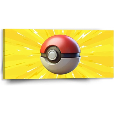Sablio Obraz Pokemon ball Explózia - 110x50 cm