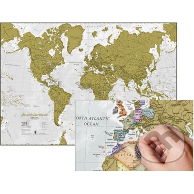 Svět nástěnný politický 84x60 stíratelný Maps International