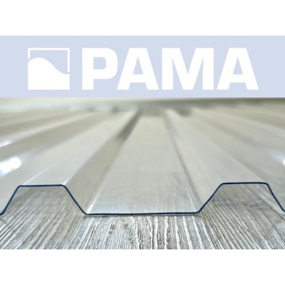 Palram prosvětlení Trapézových plechů 260/50 1 mm 1079 mm x 5000 mm 2UV čirá 1 ks