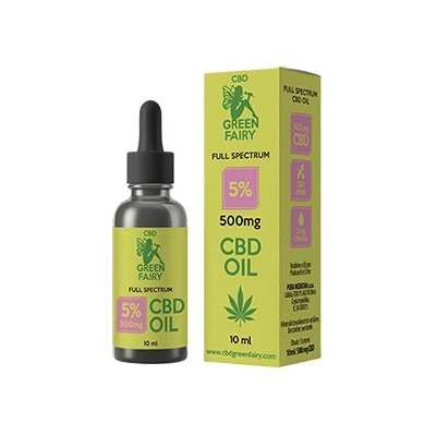 Green Fairy CBD olej full spectrum 5% 500 mg 10 ml