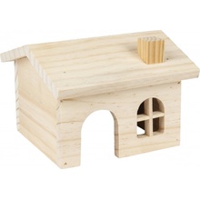 Flamingo domeček pro hlodavce dřevěný GITTY 15 x 15 x 11 cm