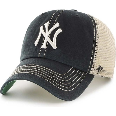 47 brand Шапка с козирка 47 brand MLB New York Yankees в черно с апликация B-TRWLR17GWP-BK (B.TRWLR17GWP.BK)