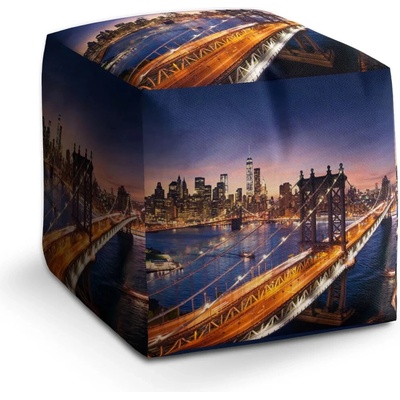 Sablio Taburet Most v New Yorku: 40x40x40 cm